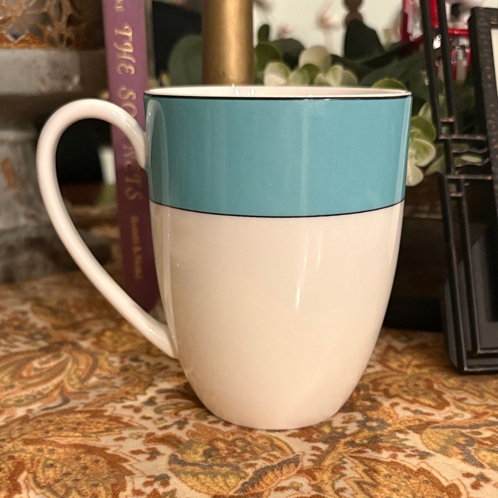 Lenox Kate Spade Rutherford Circle Turquoise Mug